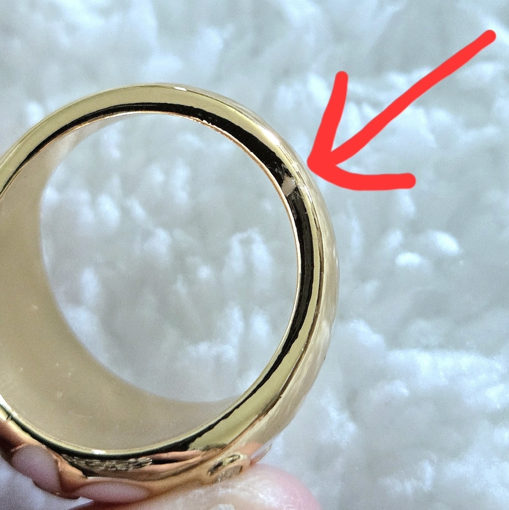 ✨️HP✨️ Piper K Floral💐 Enamel Dome Ring💍 with Cubic Zirconias💎 - NWOT - Picture 13 of 15